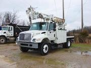 Used International 7400 Medium Duty Bucket Truck/Boom Truck For Sale