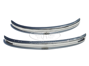 VW Beetle 1975 and onwards brand new stainless steel bumpers
