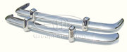 VW Karmann Ghia early EU type stainless steel bumpers,  KG,  1956-1971