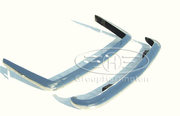 Triumph TR6 early type stainless steel bumpers,  1969-1974,  brand new