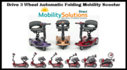 Purchase Drive 3 Wheel Automatic Folding Mobility Scooter Online