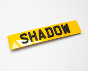 Shadow 4D Number Plates UK | BS AU 145e Certified | From £22.50